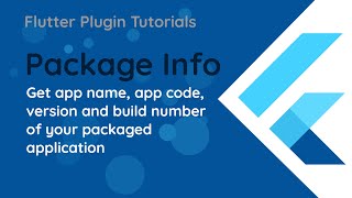 @flutterdev Plugin - Package Info