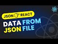 Fetch Data from JSON File in React JS | React JSON [ UPDATED ]