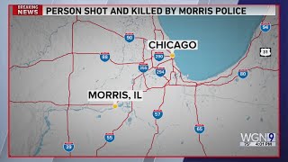 Person shot, killed by Morris police in apartment complex lot