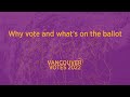 Why vote and who are you voting for