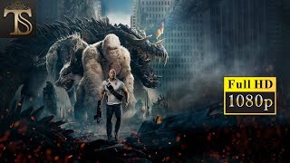 Giant Wolf Attack Scene | Rampage (2018)-George Vs Ralph Vs Lizzie #dwaynejohnson | Sequence Track