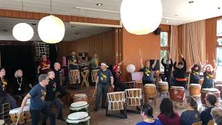 Tshuchigumo's Mozamjam at European Taiko Conference 4, 2019, Hamburg