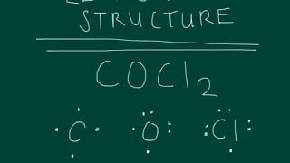 Lewis Dot Structure for COCl2