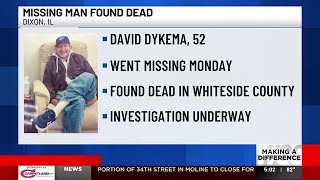 Missing Dixon man found dead, police say