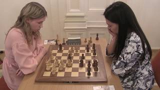 GM Kosteniuk (Russia) - WFM Xxxxxxxxxx (Russia)  Blonde-Brunette match