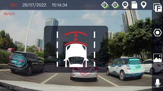 Top Scaled AI Dash Camera with 7 ADAS functions