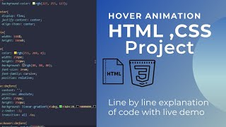 Gradient Border Hover Effect tutorial with HTML and CSS only||#tutorial
