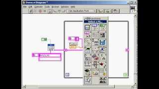 C 843 Servo Motion Controller LabView Programming Demo, PI