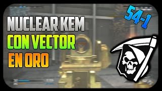 Nuclear Kem!! Con Vector en Oro Cod Ghost