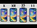 iPhone X vs XR vs XS Max vs iPhone 11 SPEED TEST 2022 🔥| Which is The Fastest ?