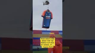 TEAM INDIA'S NEW JERSEY FOR T20 WORLD CUP 2024 BY ADIDAS🇮🇳Captain Rohit Sharma, Jadeja & Kuldeep👌