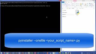22. Creating a Stand Alone Executable from a Python Script using PyInstaller