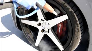 Cleaning Wheels (Rims) with STEAM - Optima Steamer