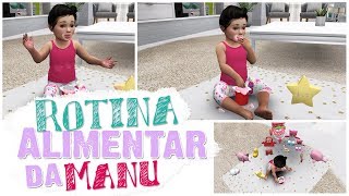 ROTINA ALIMENTAR DA MANU | THE SIMS 4