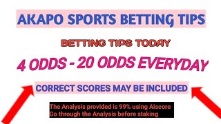 Betting tips today|Football predictions| Aiscore
