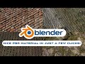 How to instantly set up PBR materials in Blender 3D