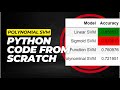 Heart Classification SVM with Polynomial kernel Scratch Python Code / SVM Scratch Python Code