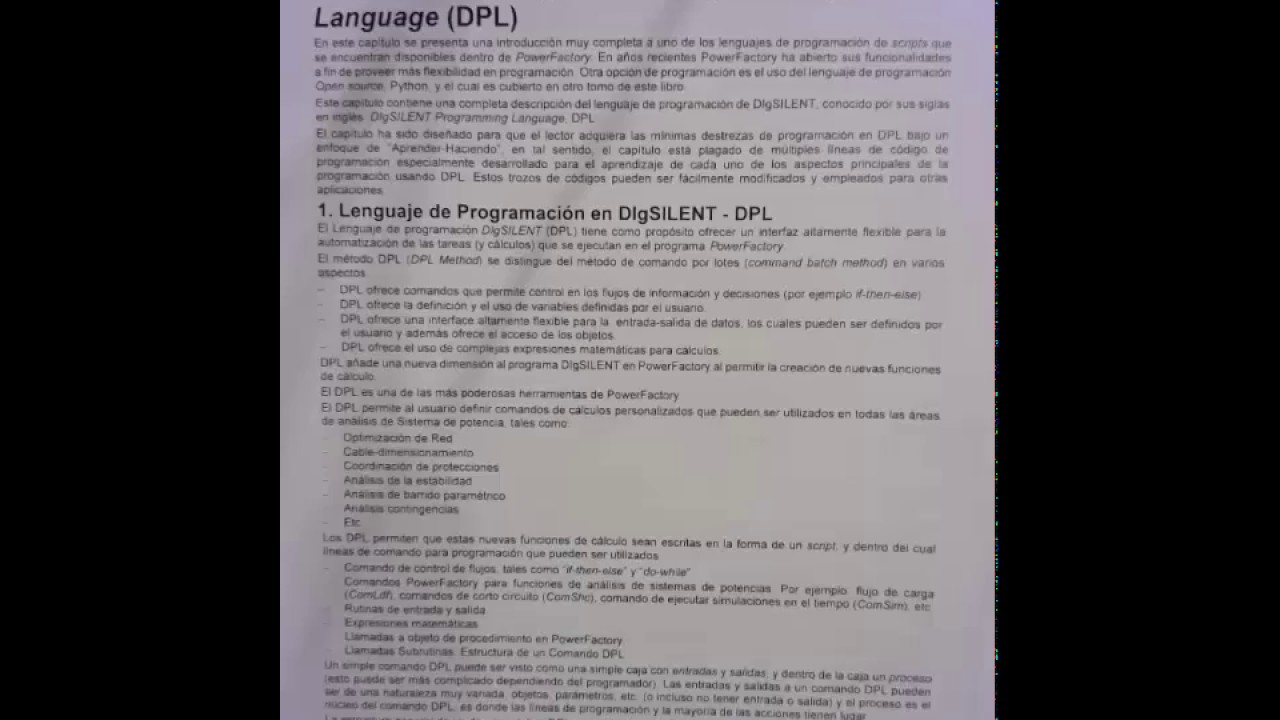 Digsilent Programming Language Dpl Testing Video Features Youtube