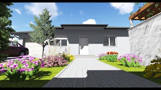 House Design | Modern House Design | 15x11m I 1 Storey | 2 Bedrooms I Build in Lumion