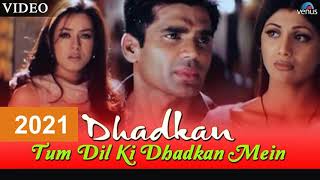 Tum Dil Ki Dhadkan Mein | Suniel Shetty & Shilpa Shetty | Dhadkan | Romantic Songs | DhamakaMusic