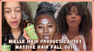 People Calling Out Mielle Hair Organics For Massive Hair Fall Out - Viral Video