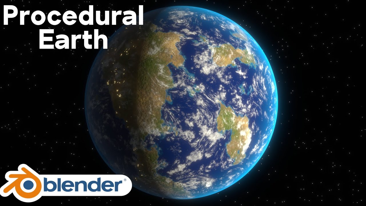 Completely Procedural Earth (Blender Tutorial) - YouTube