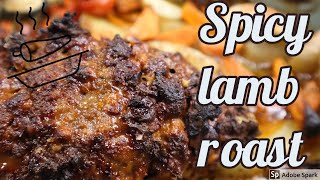 Spicy roasted lamb | Indian style