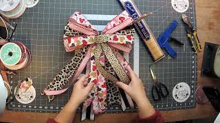 How to make a bow for Valentines Day (live replay)