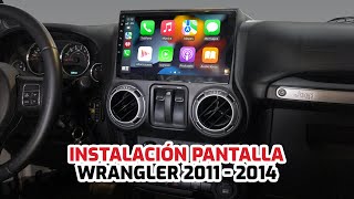 Wrangler 2011 - 2014 Pantalla Instalación // GADGETSTYLE