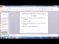 Core Java Concepts String Tutorial Part2