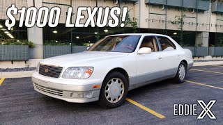 What It's Like To Own A $1000 Lexus LS400 With 200,000 Miles!