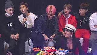 [SUB ITA] HALSEY crashes our BTS interview to give the scoop on their BBMAs performance!