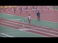 北日本インカレ　男子100m　b決勝　20201017　熊谷龍、大久保