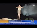 Naked Man Dances On Roof In Perris