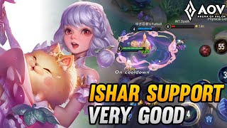 AOV : ISHAR GAMEPLAY | ISHAR SUPPORT VERY GOOD - ARENA OF VALOR