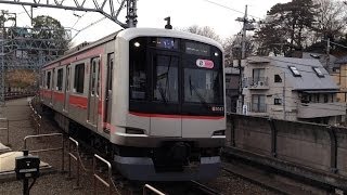 東急5050系5161F各停新宿三丁目行き 東横線多摩川駅入線