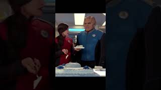 Bortus wants a corner piece 🎂🍰- The Orville #clips #viral #movie #trending #shorts #theorville