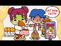 Husband Forced Me Eat For Money 🤢 Very Sad Story | Toca Life World | Toca Boca