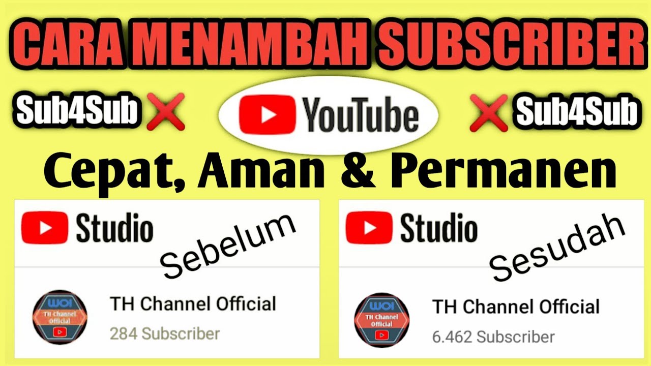 Sekali Klick Dapat 1000 Subscriber Cara Menambah Subscriber Youtube
