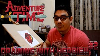 How to draw Adventure Time Characters! {FINN EDITION} {Drawing with Herbie #2}