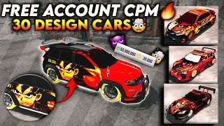 Free Acc CPM🔥, 30 Designed Cars And Much More🤯 | RehansClips