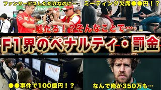 【驚愕】そんな馬鹿な…！F１界の罰金やペナルティが衝撃的すぎた！まさかすぎるルールに驚きを隠せない…！【F１・レギュレーション】