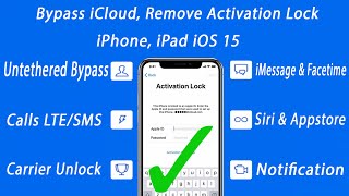 Untethered iCloud Bypass iOS 15 New Method 2021 | MEID Bypass iCloud by iCloud Master