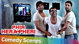 Phir Hera Pheri | Akshay Kumar - Paresh Rawal - Rajpal Yadav - Johny Lever | Comedy Scenes