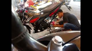 installing swing arm superspeed +2 Raider fi