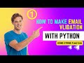 Email Validation | How to make an Email Validation Project using Python String  #python #pythoncode
