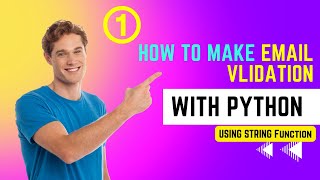 Email Validation | How to make an Email Validation Project using Python String #python #pythoncode