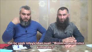 On üç yaşlı izləyicidən sual: \