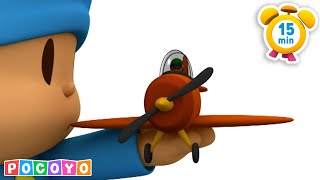 ✈️ あっちへ行こう！ 🌍 （15分）l Pocoyo 🇯🇵 日本語 - 公式チャンネル | 全話　子どものためのアニメ動画