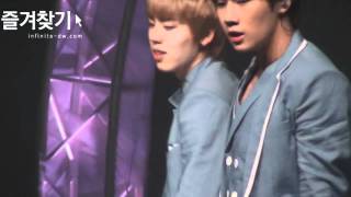 [Fancam] - 110318 - Dongwoo rehearsal @ Music Bank